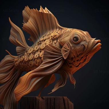 3D model Fish apistograms (STL)